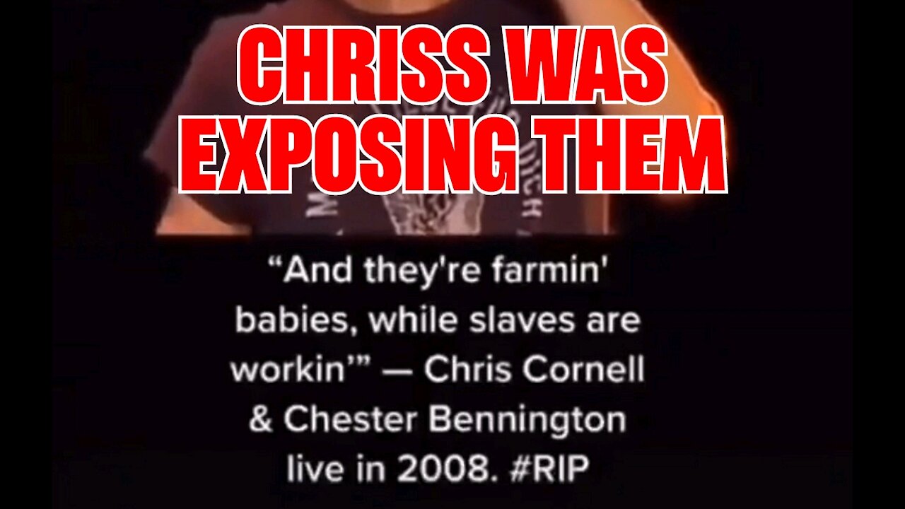 Chris's Cornell. Was Exposing Them ☠