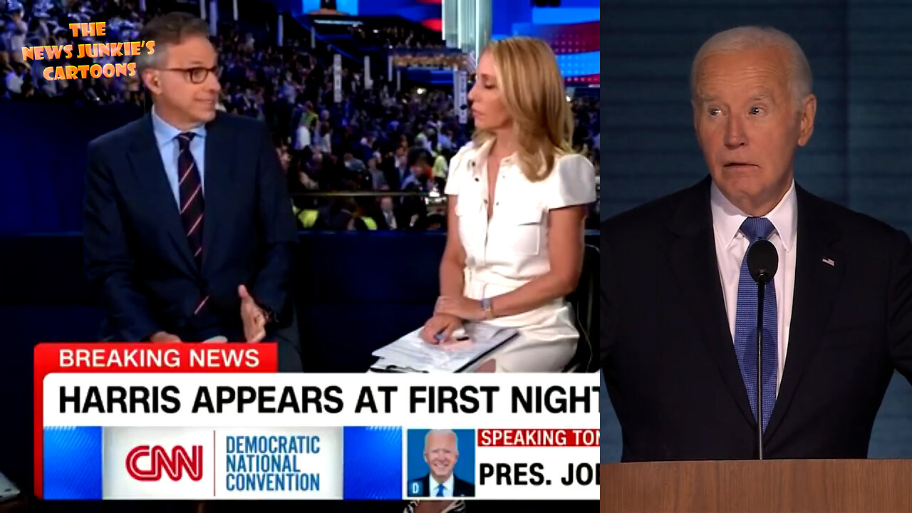 CNN's Tapper: "Biden who would come out & Democrats would sit on the edge of their seat & hope that he didn't say something meandering or off message or addled. That fear about Joe speaking is gone." Biden: I'm still here.