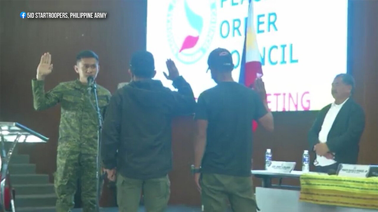 2 NPA members, commander in North Luzon surrender to government