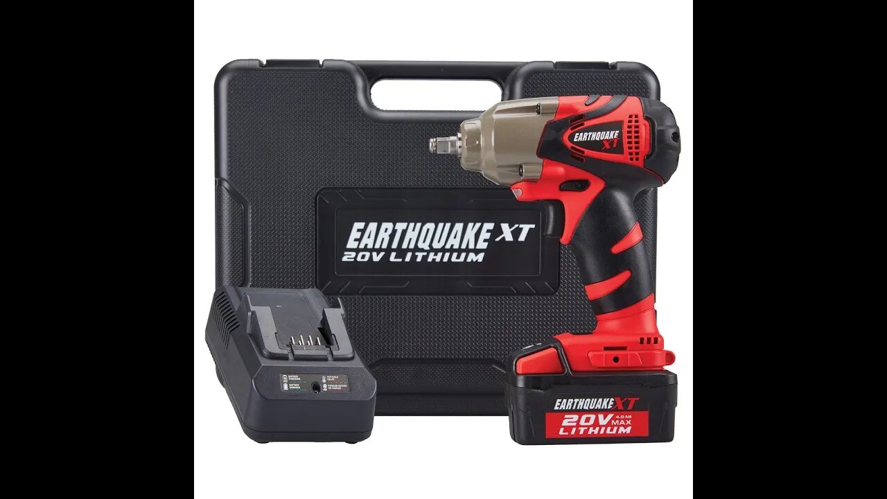 EarthQuake XT 3/8 Impact wrench 20v Max great tool!