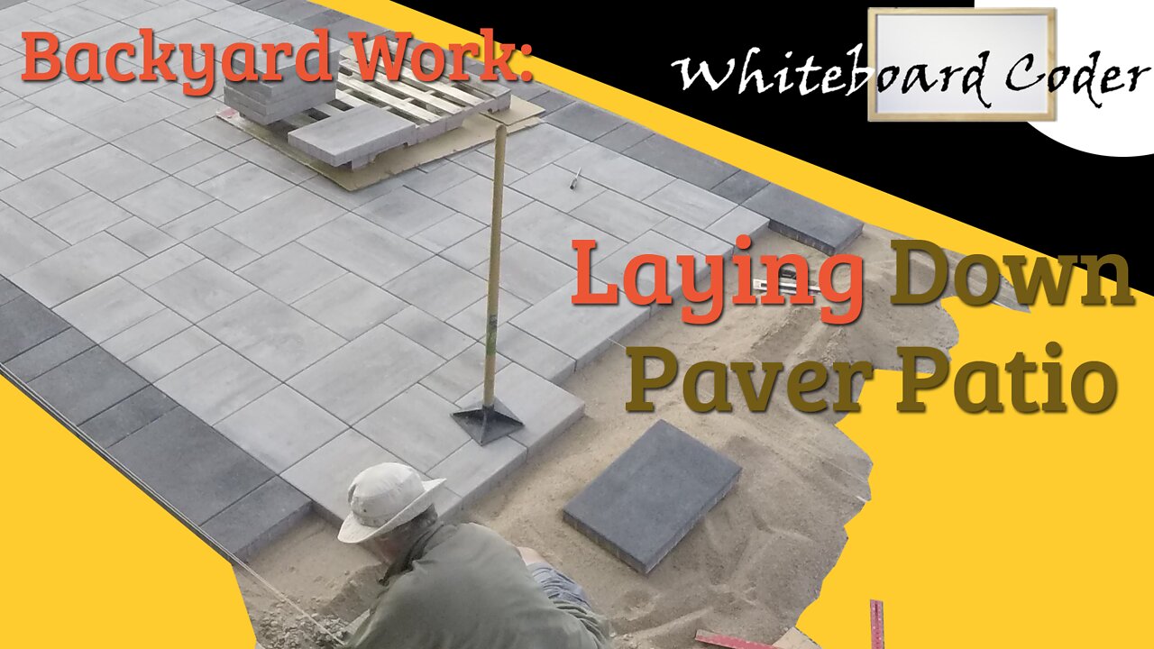 Backyard Work: Laying Down Paver Patio