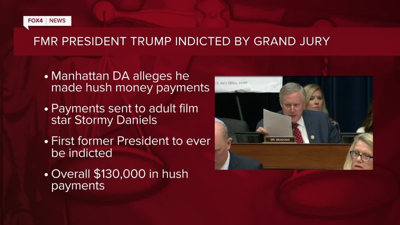Former President Trump indicted by New York grand jury
