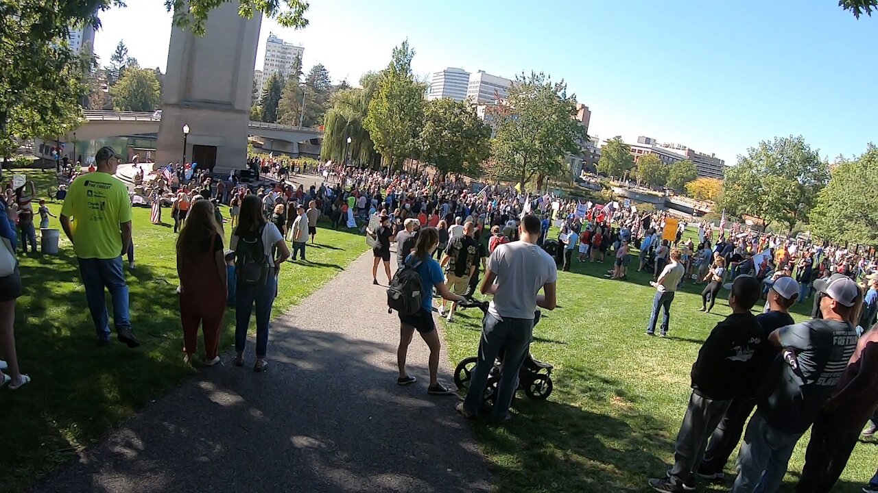 Rally for Medical Freedom - Spokane, WA 9-25-2021