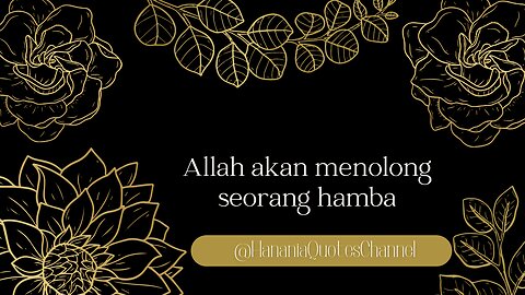 Allah akan menolong seorang hamba