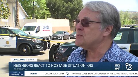 Neighbors react to hostage situation in Tierrasanta neighborhood