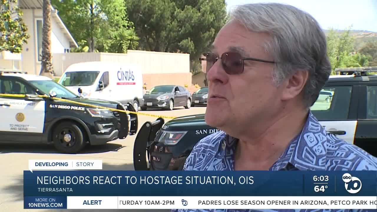 Neighbors react to hostage situation in Tierrasanta neighborhood