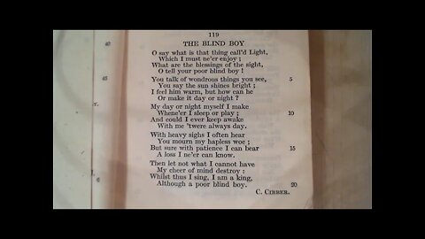 The Blind Boy - C. Cibber