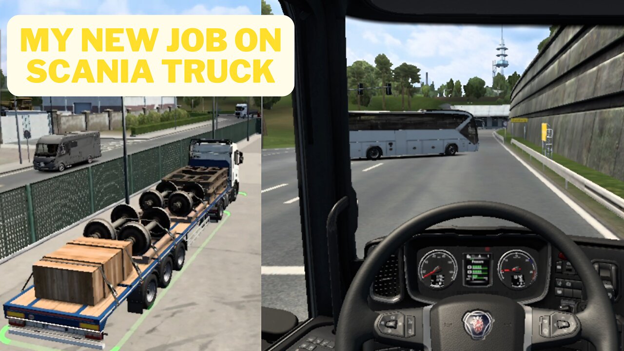 Moving Train Wheels on Scania in Euro Truck Simulator 2