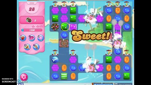 Candy Crush Level 2268 Audio Talkthrough, 3 Stars 0 Boosters