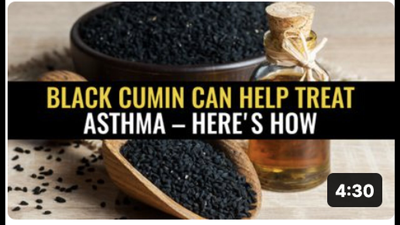 Black cumin can help treat asthma – here's how