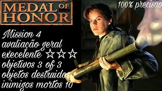 Medal of honor 1999 (PS1) missão 4 esgueirar-se para a estação ferroviária