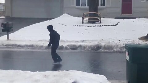 Slippery Winter in Minneapolis