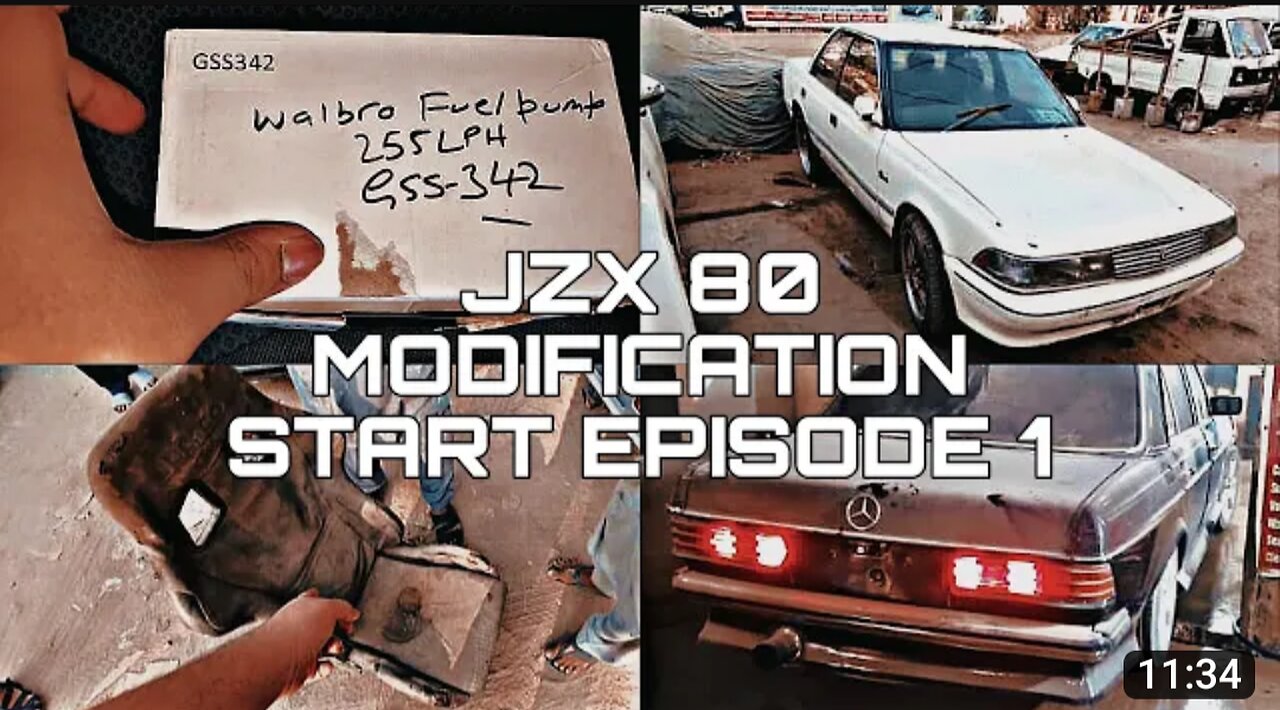 JZX 80 Modification Start Episode 1|| Mercedes Benz W123 Washing ⚡️,