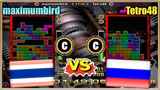 Tetris the Absolute The Grand Master 2 PLUS (maximumbird Vs. Tetro48) [Thailand Vs. Russia]