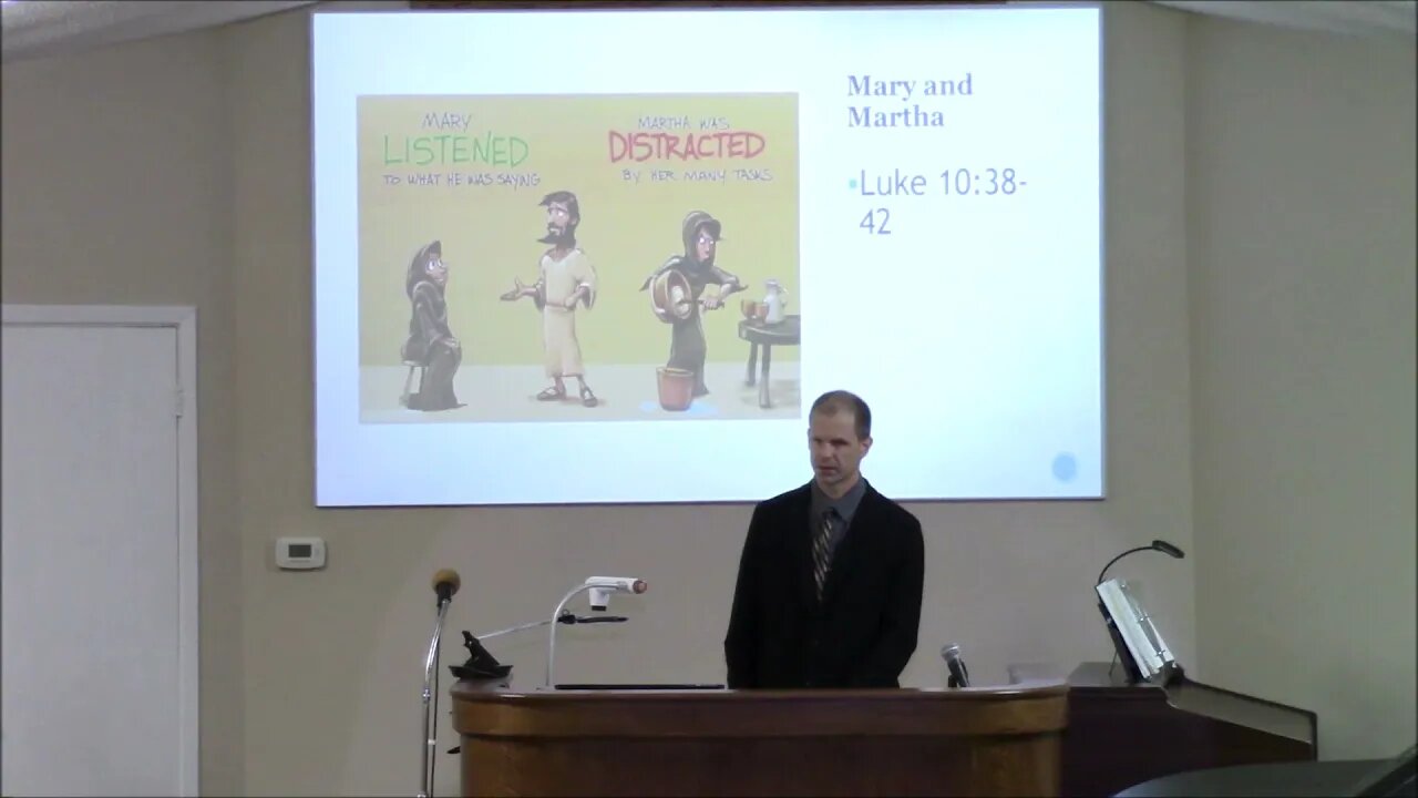 1/2/2022 - Session 1 - Distractions - Luke 10:38-42