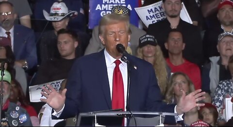 PLEASE FORGIVE HIM! Trump does JESUS as Biden calls his Supporters GARBAGE - Allentown PA rally