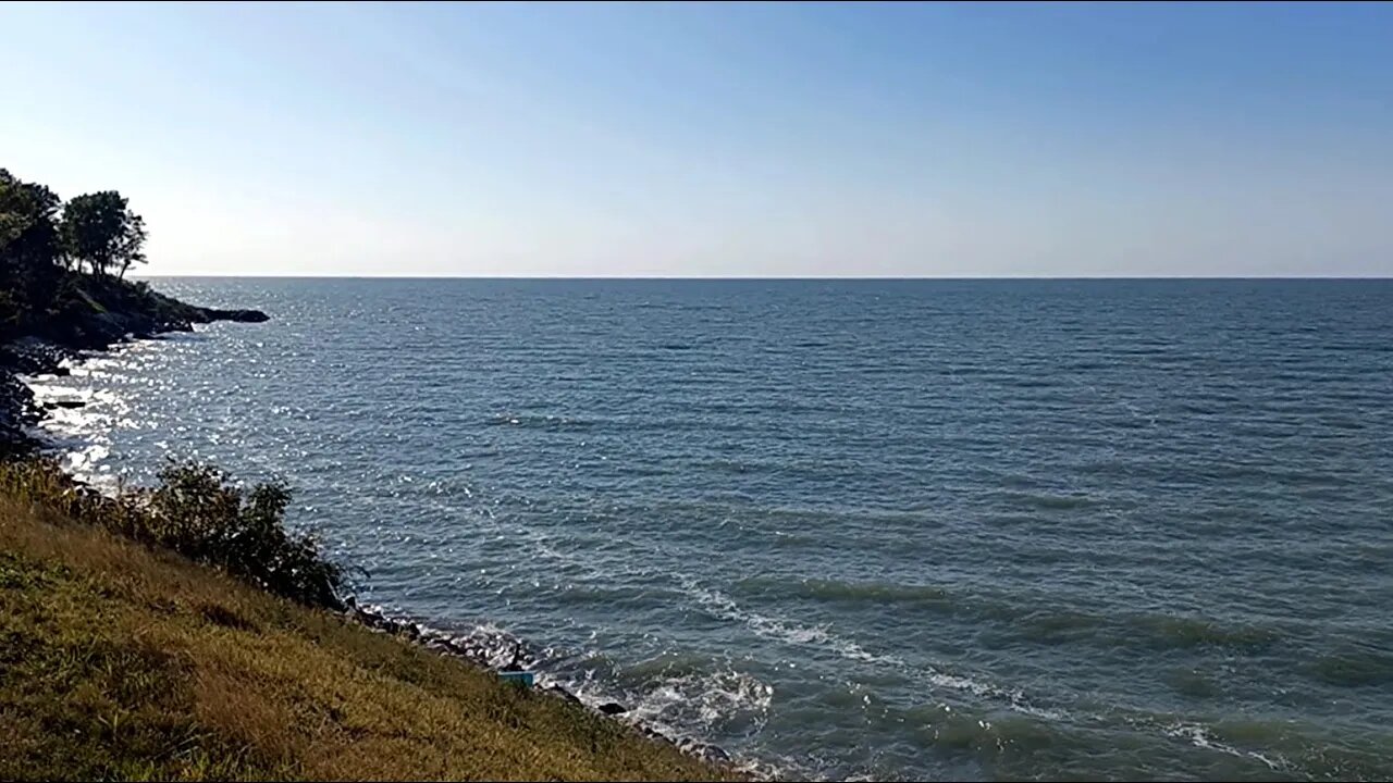 Lake Erie on a Breezy & Sunny Day ~ October 11, 2023