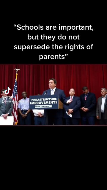 Ron DeSantis: “Schools are important, but they do not supersede the rights of parents”