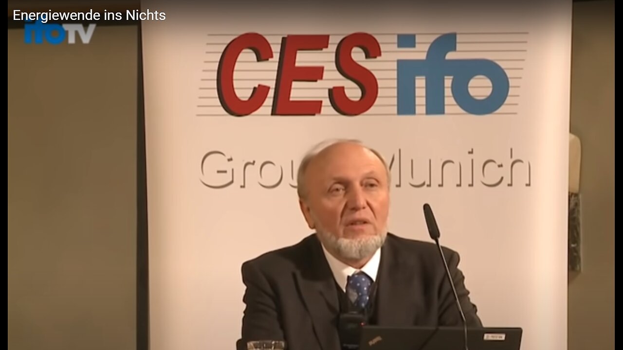 Professor Hans Werner Sinn zum Thema Energiewende