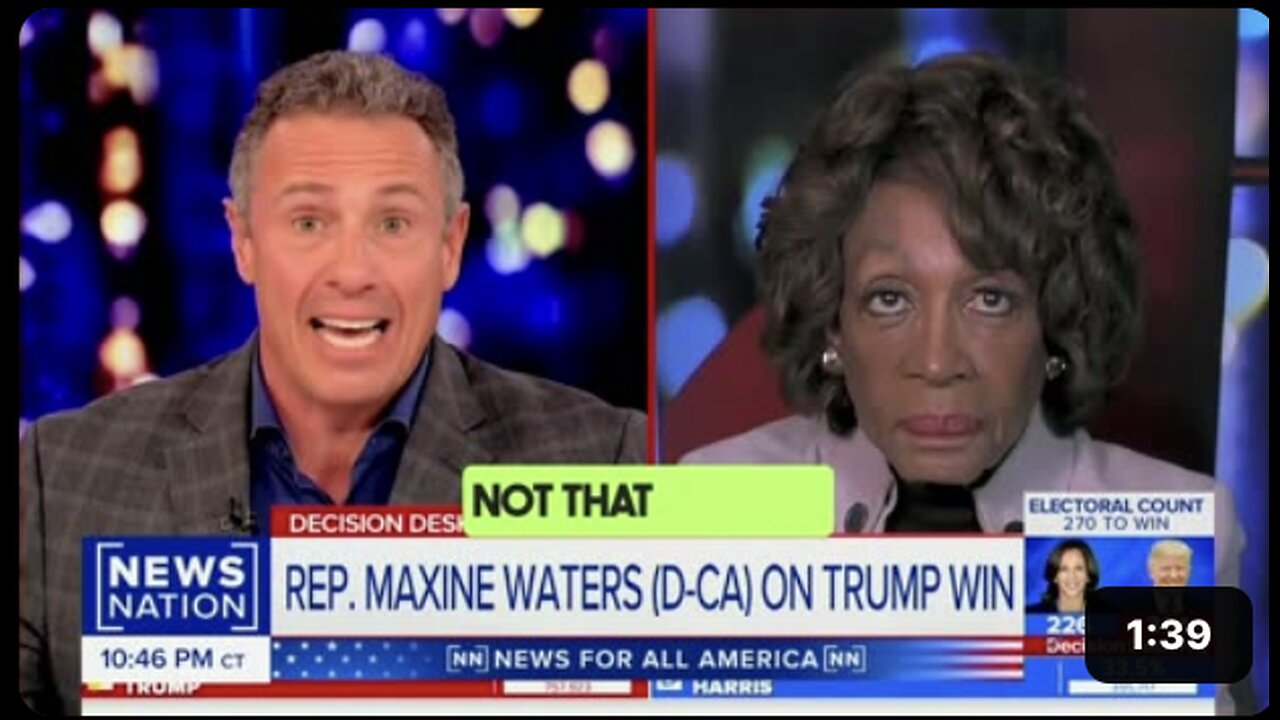 Chris Cuomo Shuts Down Maxine Waters’ Attempt to Blame “Racism” for Kamala’s Crushing Defeat