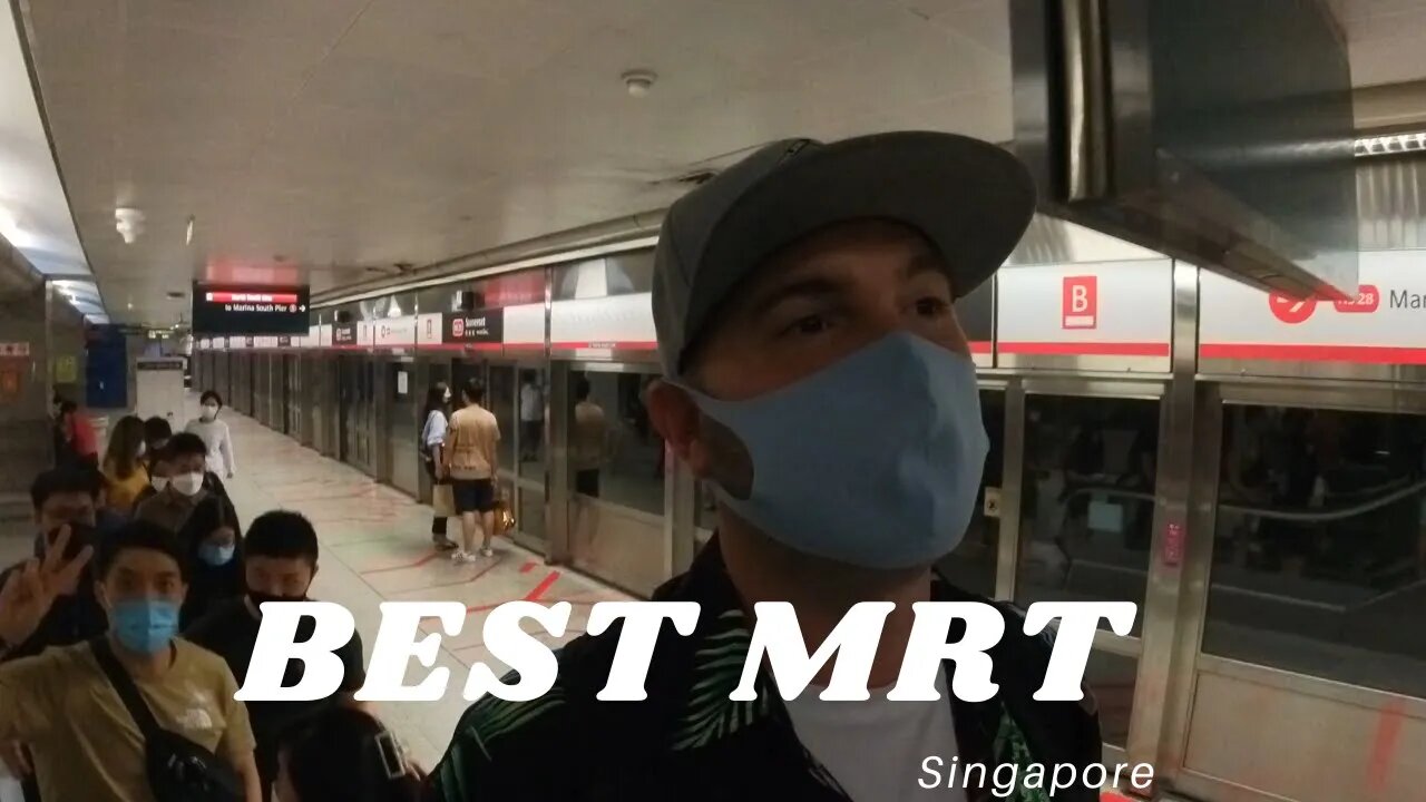 Singapore MRT / SUBWAY and Mass Transportation Explained One of the BEST 🇸🇬