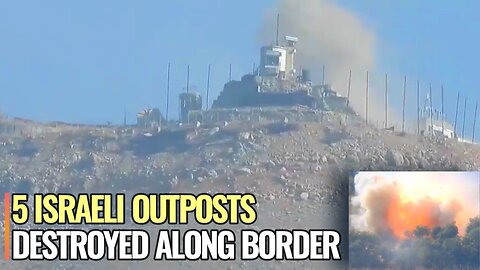 Hezbollah destroys important Israeli equipment along Lebanese-Palestinian border