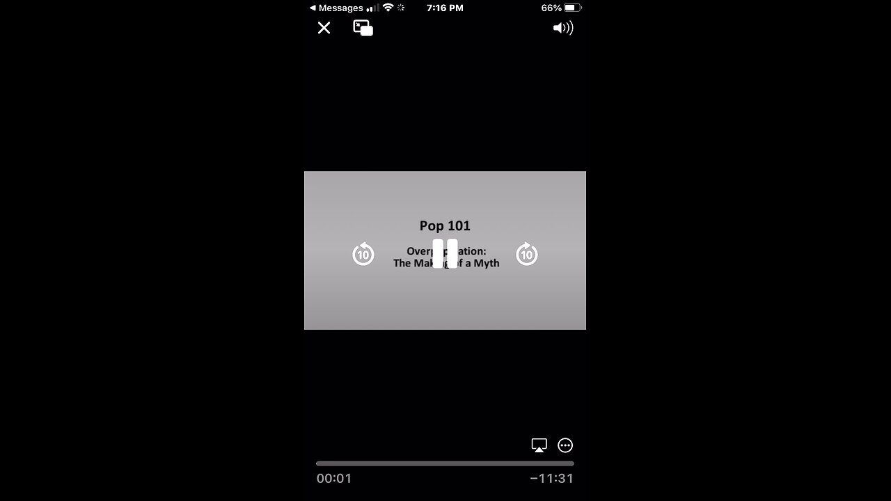 Myth of over population 2 videos