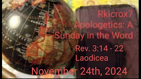 A SUNDAY IN THE WORD FOR NOVEMBER 24TH 2024