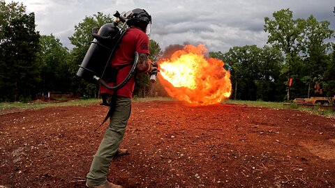 Flame Throwers from Throw Flames #Warriors2us #Therapyrange