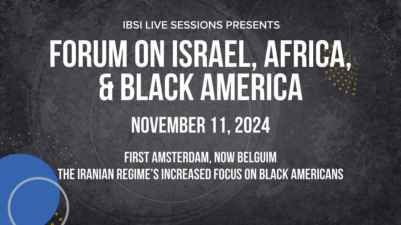 Amsterdam and Belgium / Iranian Regime’s Increased Focus on Black Americans