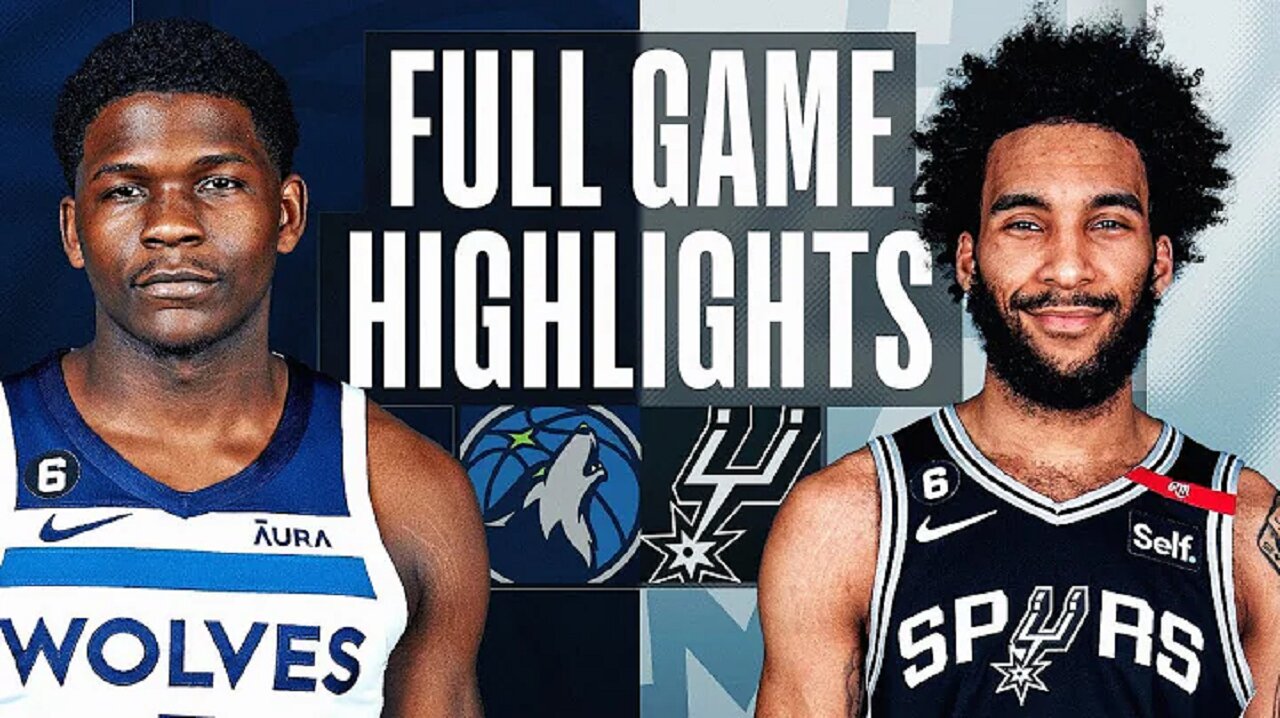 Minnesota Timberwolves vs. San Antonio Spurs Full Game Highlights | Apr 8 | 2022-2023 NBA Season