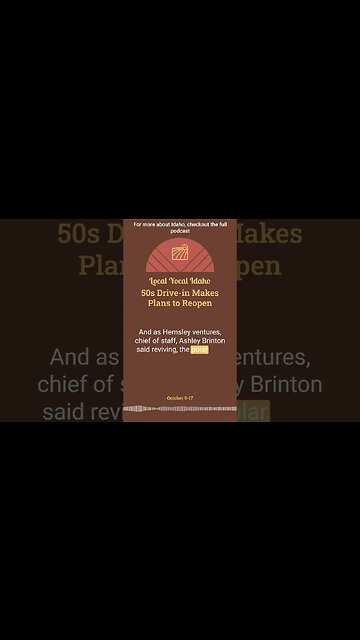 50s Drive in Makes Plans to Reopen After 18 Years