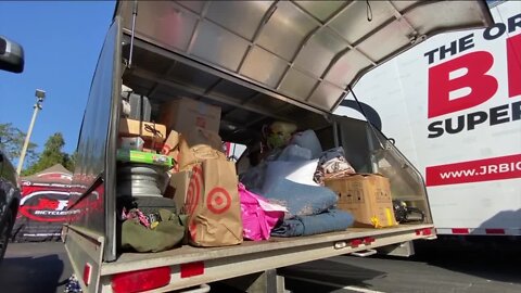 BMX family delivers - literally - for Hurricane relief