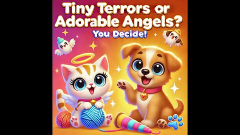 Tiny Terrors or Adorable Angels? You Decide!"