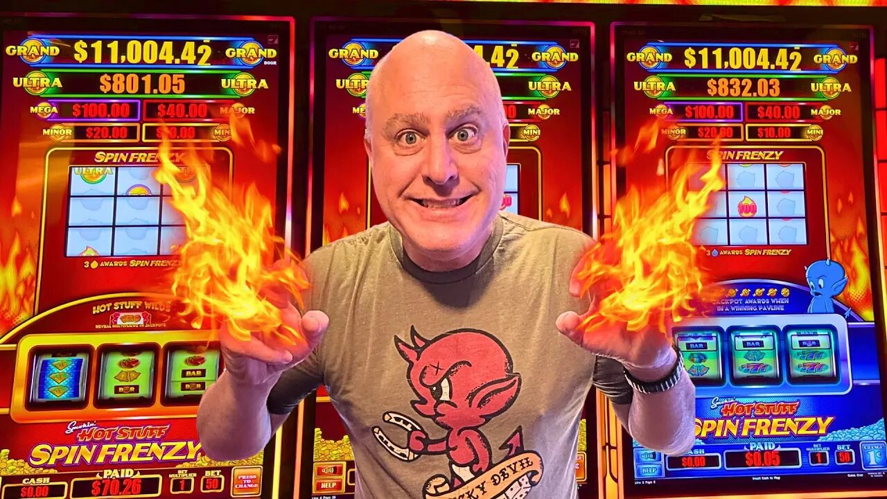 I'M ON FIRE! The Devil Inside Told Me to Max Bet the Machine!