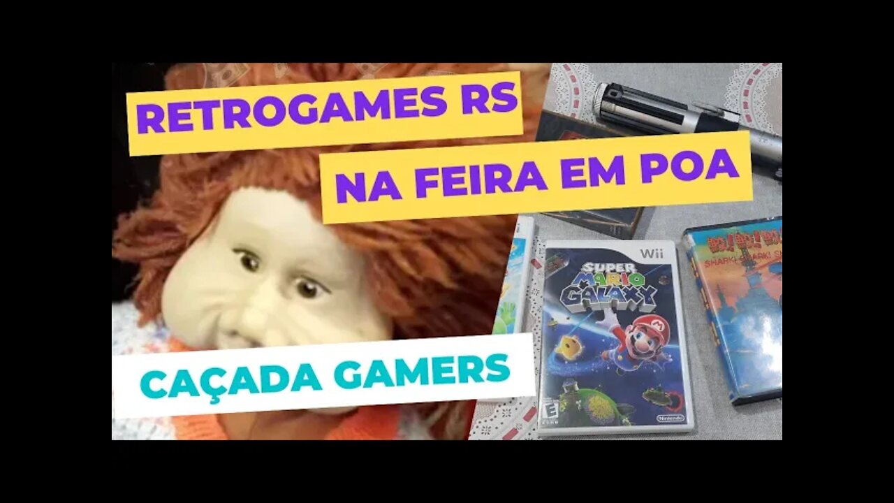 #CAÇADAGAMER NA FEIRA EM POA!!