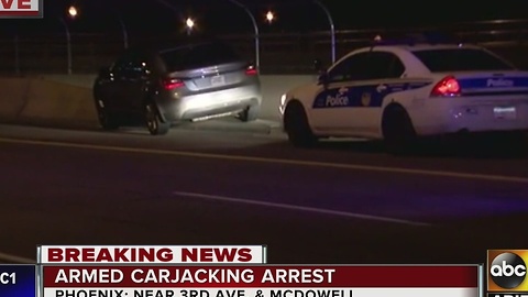 Phoenix police catch suspect who stole car