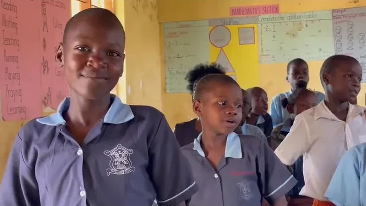 Children In A Classroom At The Uganda Orphanage - First Love Ministries