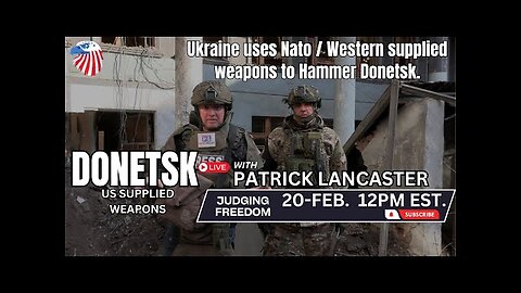Patrick Lancaster: LIVE from Donetsk - Russia/Ukraine