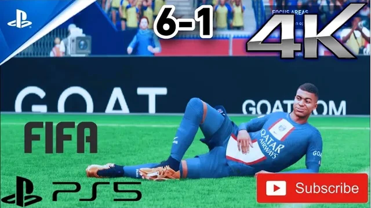 (PS5) FIFA 23 - PSG vs AL Nassr- Messi and Mbappe - MUST WATCH - 4K - Myway Gamerz