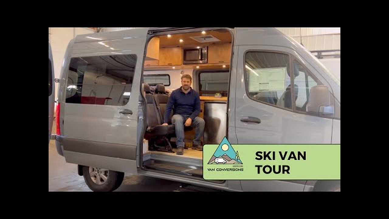 Ultimate Ski Racing Camper Van: Custom Mercedes Sprinter 144 4x4 Tour | Minnesota Made