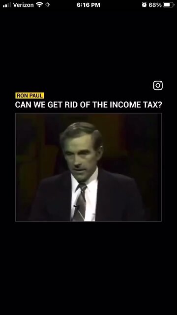 Can we get rid of the income tax? Yes.