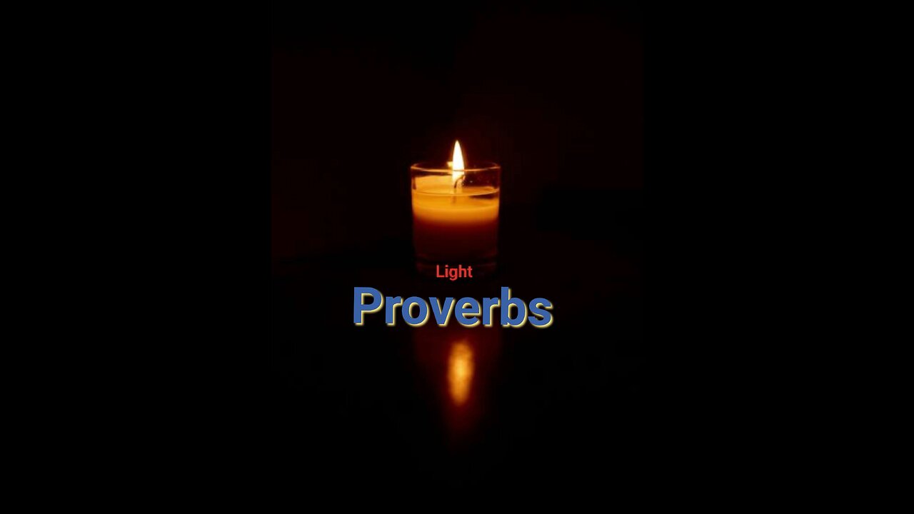 PROVERBS SERIES ~ E9