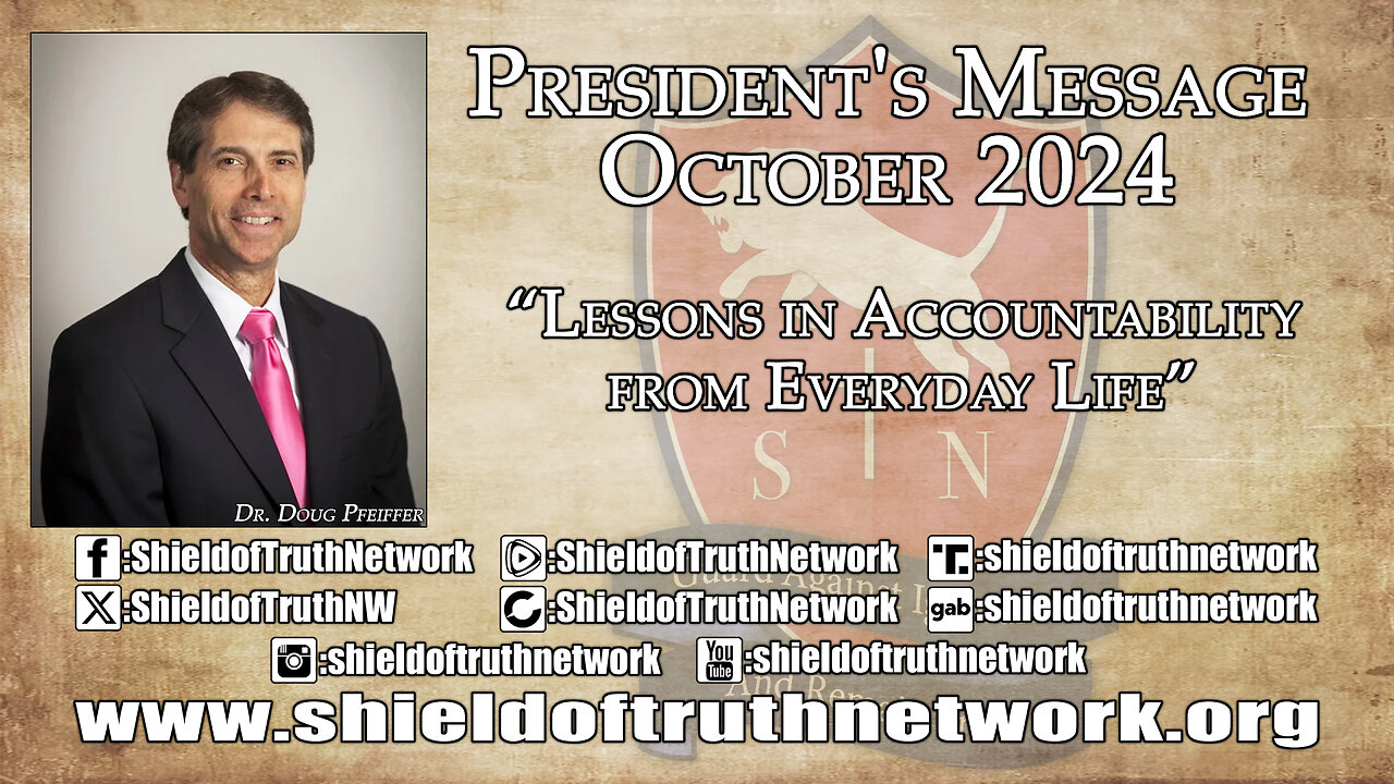 October 2024 President's Message - "Lessons in Accountability from Everyday Life"