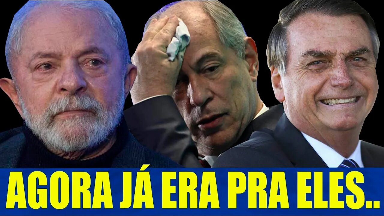 AGORA!! Bolsonaro Faz Forte Discurso na Inglaterra - Ciro Gomes diz que foi Roubado - Lula vai perde