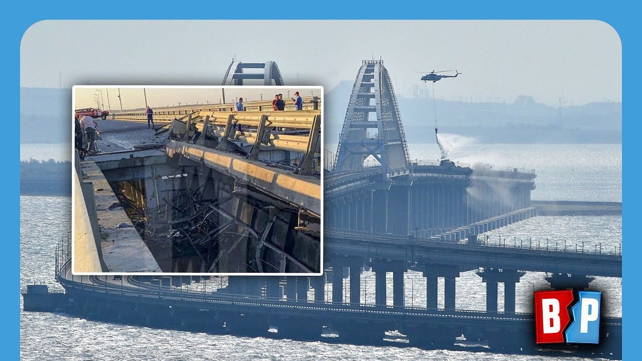 BREAKING: Ukraine BOMBS Crimean Bridge | Breaking Points