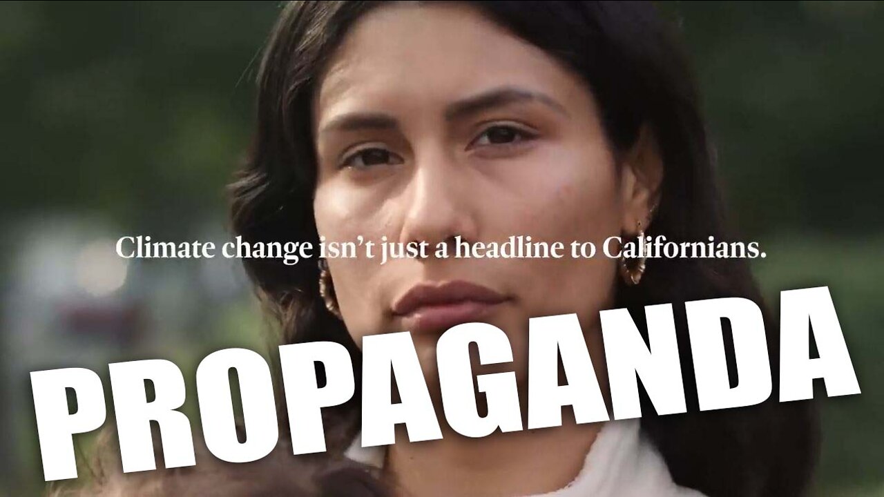 California climate change TV ad is hot air