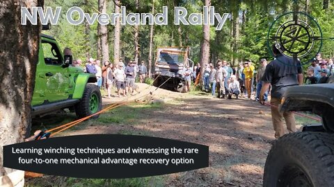 Learning New Winching Techniques At North West Overland Rally