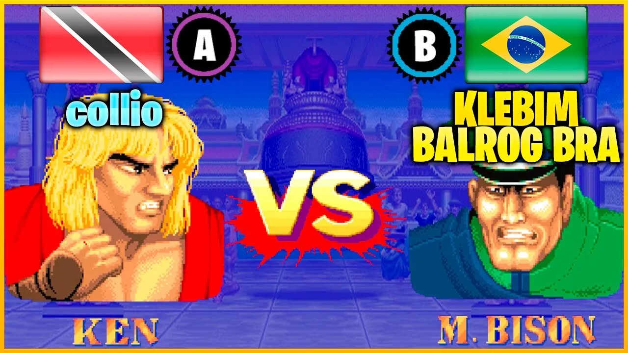 Street Fighter II': Champion Edition (collio Vs. KLEBIM BALROG BRA) [Trinidad and Tobago Vs. Brazil]