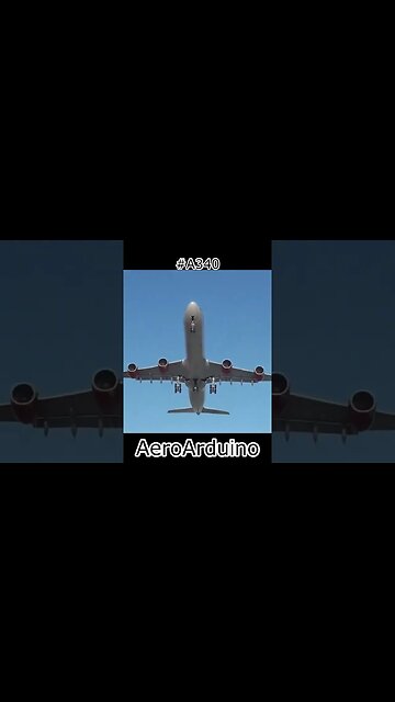 Watch EPIC #Airbus #A340 Takeoff #Aviation #Fly #AeroArduino